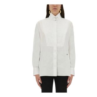 Alexander McQueen Smokingoverhemd - Dames - Blouses & Shirts - Wit - Maat: S Katoen