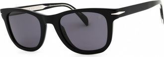 David Beckham Mens Black Rectangular Sunglasses DB1006S