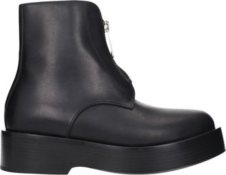 Bottega Veneta Hombres Botines de Cuero Negros