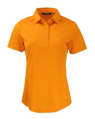 Cutter & Buck Prospect Textured Stretch Womens Short Sleeve Polo Shirt