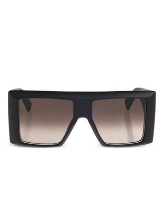 Balmain Zonnebril met vierkant montuur - Zwart