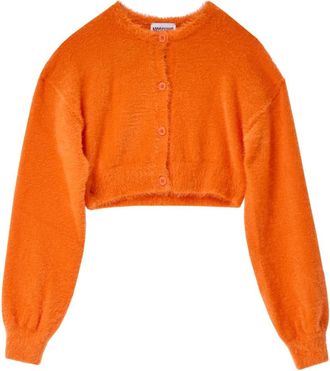 Moschino Cardigan Nuvola - Dames - Vesten - Oranje - S - Truien & Vesten