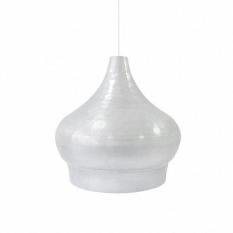 Tosel Suspensi&oacute;n campana metal blanco D22 cm