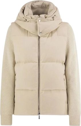 Moorer Chaqueta de plum&oacute;n Ghiara-LS9 - Jackets - Mujer - Beige - S