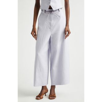 Zimmermann Kindred Spirit Luna Linen Culotte in Lilac at Nordstrom, Size 0P