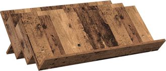 vidaXL Estante De Revistas Con Estante Madera Vieja 90 X 53 X 28,5 Cm Vidaxl