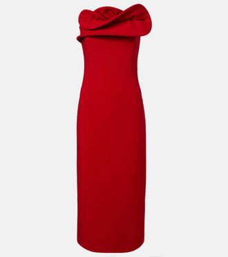 Magda Butrym Wool-blend bustier dress