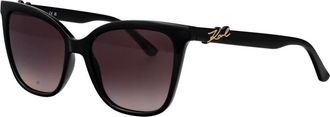 Karl Lagerfeld Kl 6223S Zonnebril - Dames - Zonnebrillen - Zwart - 56 MM - Accessoires