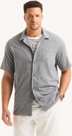 Nautica Mens Big & Tall Classic Fit Button-Front Polo