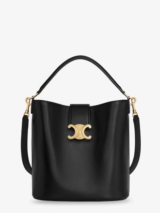 Celine Borsa a secchiello Louise Medium con logo Triomphe in metallo - CELINE - gender_Woman