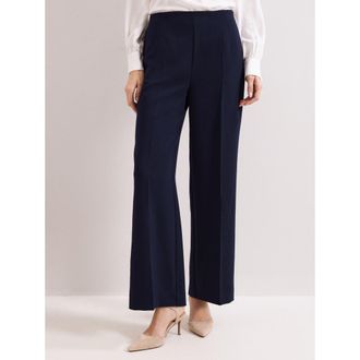 Phase Eight Aubrie Tailored Wide Leg Trouser in Navy at Nordstrom, Size 10