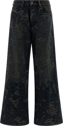 Diesel Dames, Jeans, Grijs, Maat: W25 Katoen