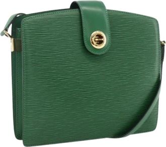 Louis Vuitton Pre-owned Schoudertas - Dames - Vintage Schoudertas - Groen - ONE Size - Leer - Vintage