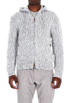 Eleventy Moulin&eacute; Full Zip Cashmere Hoodie