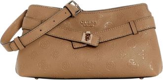 Guess Schoudertas - Dames - Schoudertassen - Beige - ONE Size - Leer - Tassen