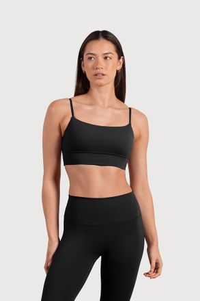 Bloch Ladies Active BLOCHeverhold Scoop Back Bra Top, Steel Grey