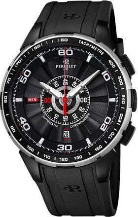 Perrelet Turbine XL Automatic Black Dial Mens Watch A1075/3
