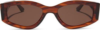 DIFF Eyewear 55mm Kai Slim Sunglasses in Mahogany Tort at Nordstrom Rack
