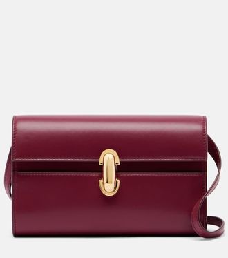 Savette Symmetry Mini leather crossbody bag