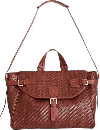 Ibeliv Alpha Large Leather Tote - - Bags - Donna - Marrone - ONE SIZE