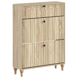 vidaXL Armario Zapatero Alkmaar 78 X 24 X 103 Cm Madera De Ingenier&iacute;a Vidaxl