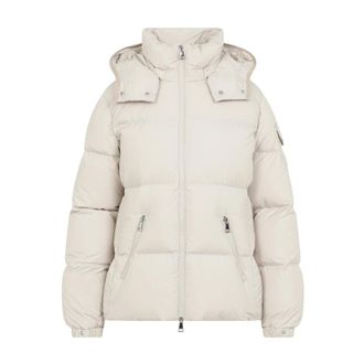 Moncler Dames, Jassen, Beige, Maat: 2XL Poliester