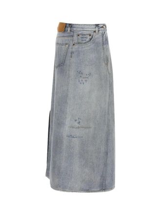 Maison Margiela Asymmetric Denim Skirt