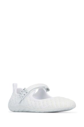 Roger Vivier Womens Viv Up Low Babies Strass Ball 2 Bianco Leather - Sole: Calf Sneaker