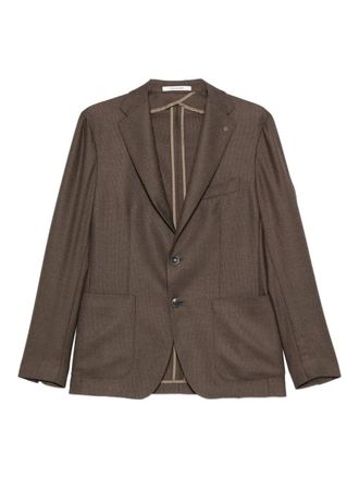 Tagliatore Crew-Neck Jacket With Front Pockets from $528.00