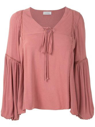 OLYMPIAH Hagia wide sleeves blouse - Pink