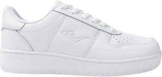 Everlast Hanshi leren platformschoenen voor heren (Wit)