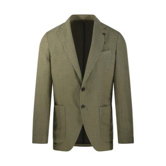Santaniello Blazers, male, Green, Size: 2XL 60P Jacket
