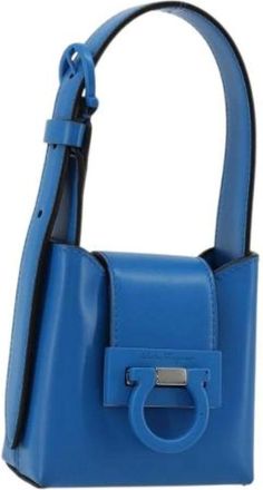 Ferragamo Pre-owned Mini Bags, female, Blue, Size: ONE SIZE Pre-owned Mini Bag