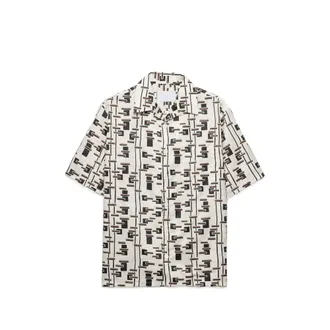Prada Printed Cotton Blend Shirt