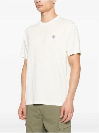 Stone Island Heren, Tops, Beige, Maat: XL Katoen