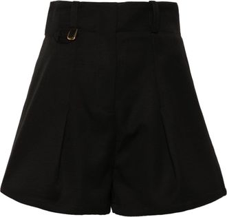 Jacquemus Le Short Bari high-waist shorts - women - Spandex/Elastane/Virgin Wool/Cotton - 32 - Black