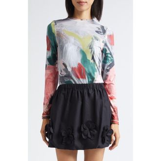 Stine Goya Floral Print Jersey Top in My Garden at Nordstrom Rack, Size X-Large