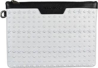 Jimmy Choo London Derek clutch Wit