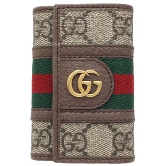 Gucci Pre-owned Accessories, female, Beige, Size: ONE SIZE Pre-owned Canvas home-office
