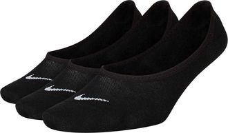 Nike Onzichtbare sokken voor dames (set van 3) (Zwart, Wit)