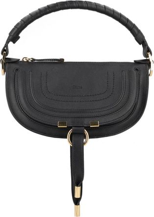Chlo&eacute; Black Marcie Mini Shoulder Bag