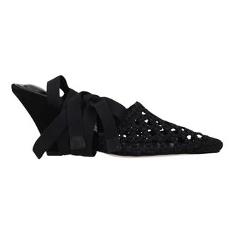 Jacquemus The High Espadrilles - Dames - Schoenen - Zwart - Maat: 38 EU Leer