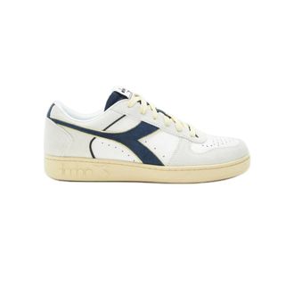 Diadora Sneakers, male, Multicolor, 7 UK, Blue Suede Low Top Magic Basket