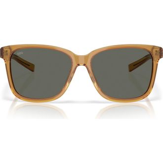 Costa May 57mm Polarized Phantos Sunglasses in Sun Ray /Gray 580G at Nordstrom