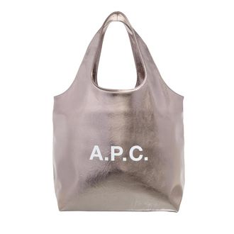 A.P.C. Shopping Bags - Tote Ninon - silver - Shopping Bags for ladies