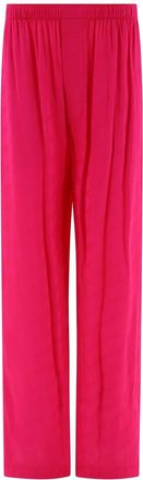 Balenciaga Womens Bb Monogram Trousers - Poppy viscose - Size EU 36 (Womens)