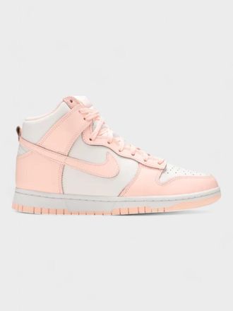 Nike Womens Dunk High Sail Crimson Tint - Pink - Size UK 4