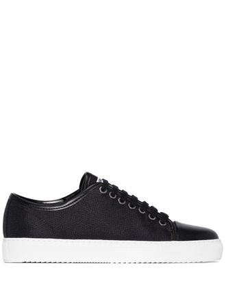 Axel Arigato panelled low-top sneakers - Black