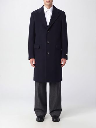 Canali Coat Men color Blue