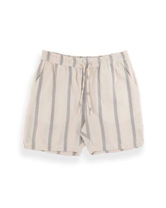 Sovereign Code Mens Passport Shorts in Dark Cream Stripe at Nordstrom, Size X-Large
